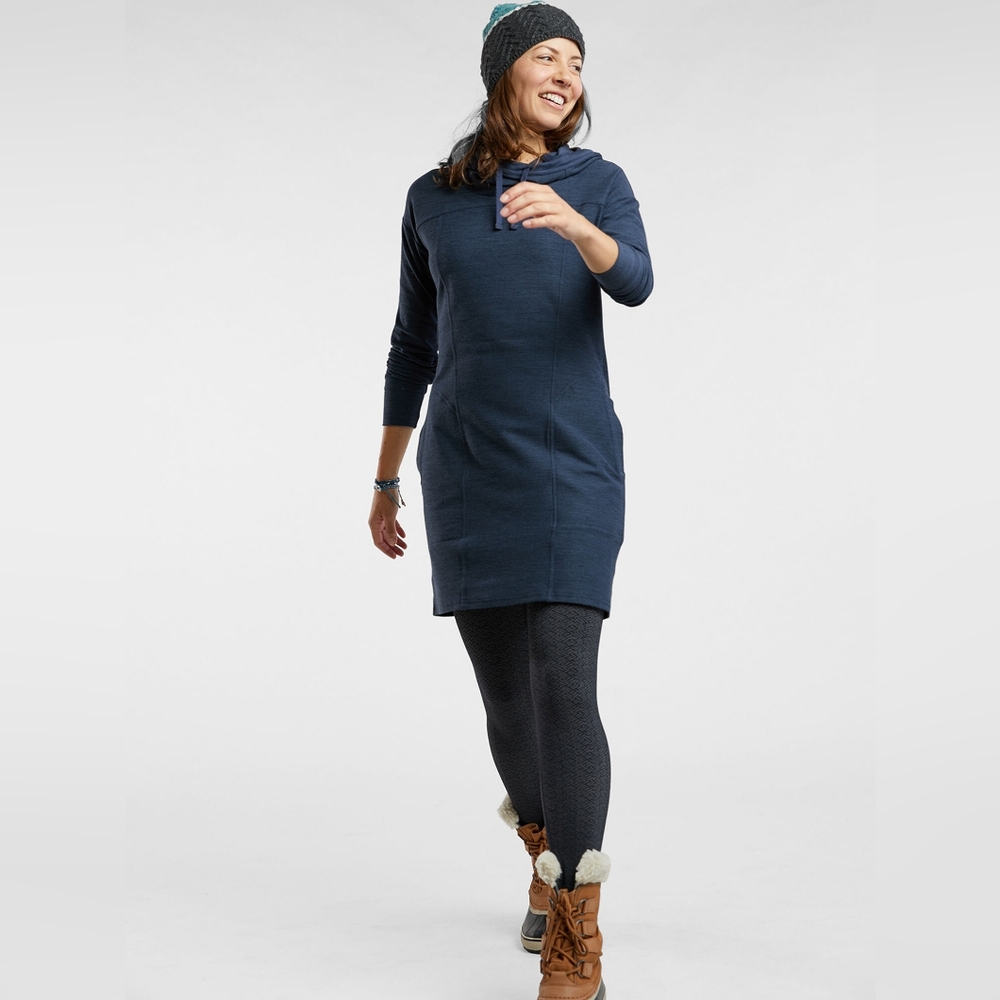 Toad&Co Midnight Blue Long Sleeve Dress